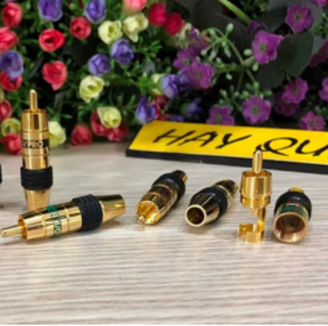  T5-08C Jack RCA XLO - Gold plated - Chuyên dùng máy vintage, đồ cổ 