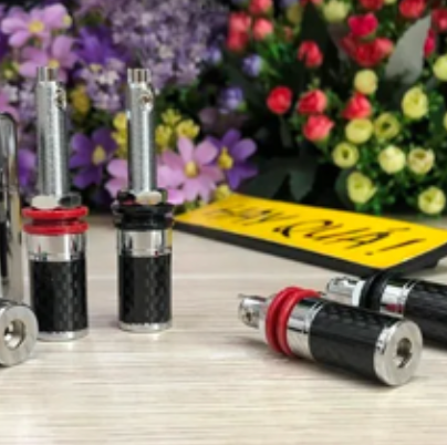 T6-01A Cọc loa R carbon fiber - 4pcs