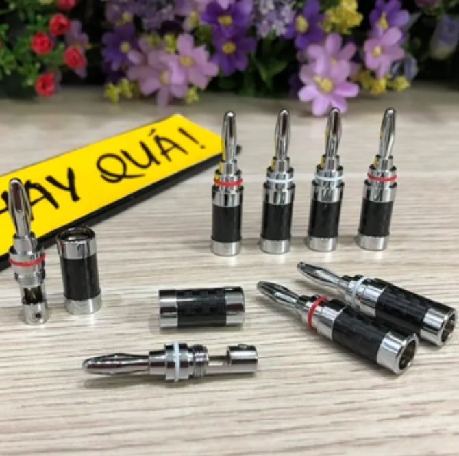 T6-01B (Hết hàng) Bắp chuối Kmode carbon fibe - 4pcs