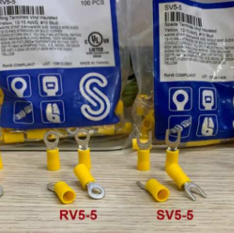 T14-19B (10 cái) Cos dây điện - Dây loa KST RV5-6 RV5-5 SV5-5 SV5-4