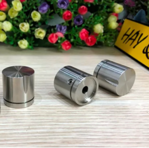 T6-17A​ Núm vặn volume - Núm xoay INOX - Knobs for amplifiers 25mm x 25 mm