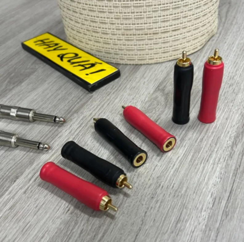 T6-20H Adaptor pro RCA male to 6,5mm mono female