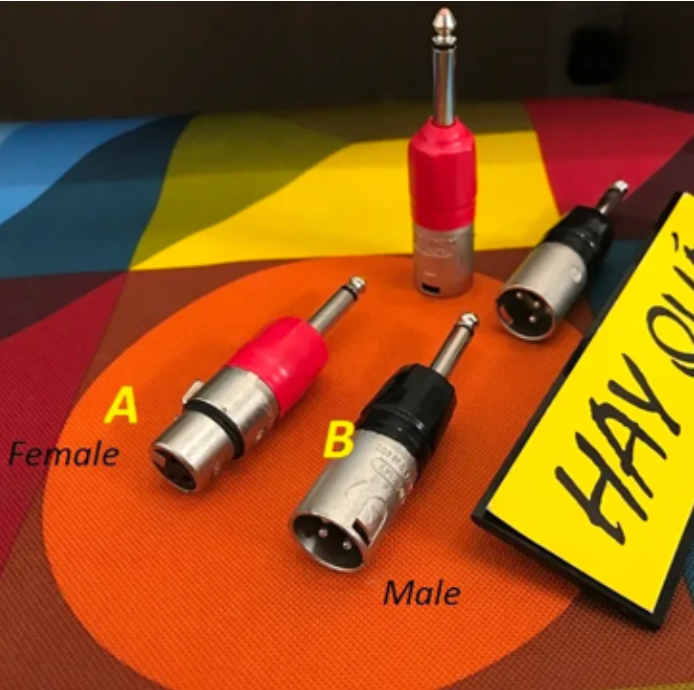 T6-22F Neutrik XLR connectors - 6,3mm Neutrik jack plug - Hết hàng