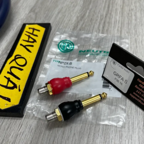  T6-24B2​ Adaptor chuyển đổi jack 6mm - Female RCA - Loại đặc biệt 