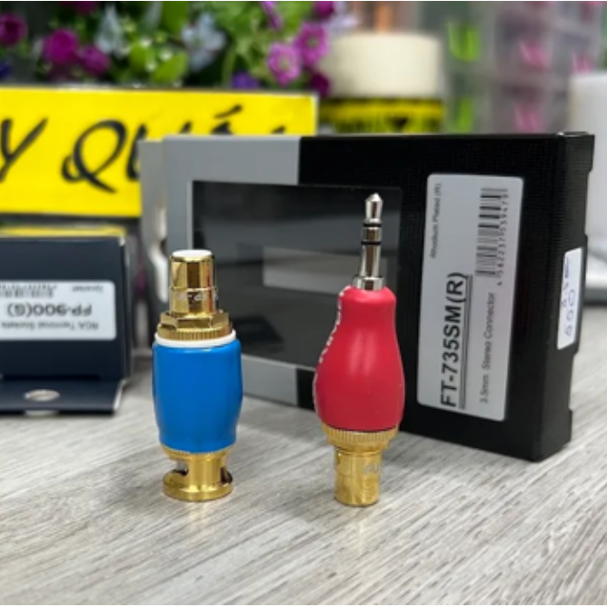 T6-24H​ Digital adaptor 3,5mm cao cấp cho dây coaxial RCA Hi-end - Đầu chuyển BNC ra RCA