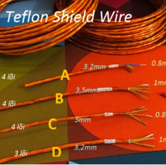T10-06D​ Dây tín hiệu Teflon đồng mạ bạc
