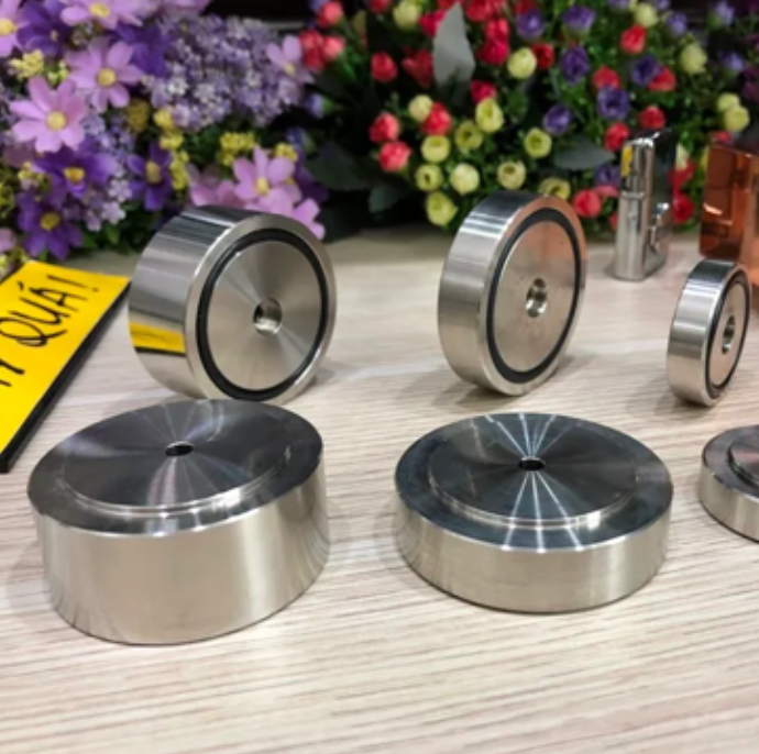 T8-11B​ Chân máy INOX nguyên khối CNC - Dùng cho máy audio, đầu CD, ampli