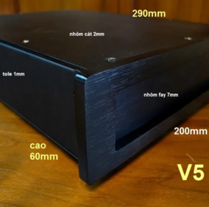 T8-12A​ (Hết hàng) Hộp nhôm phay thông dụng Model V5