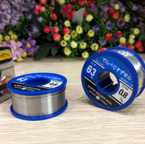  T9-12A​ Chì thiếc hàn cao cấp - Solder Soldering 0,8mm Diameter Tin Lead Wire Reel 