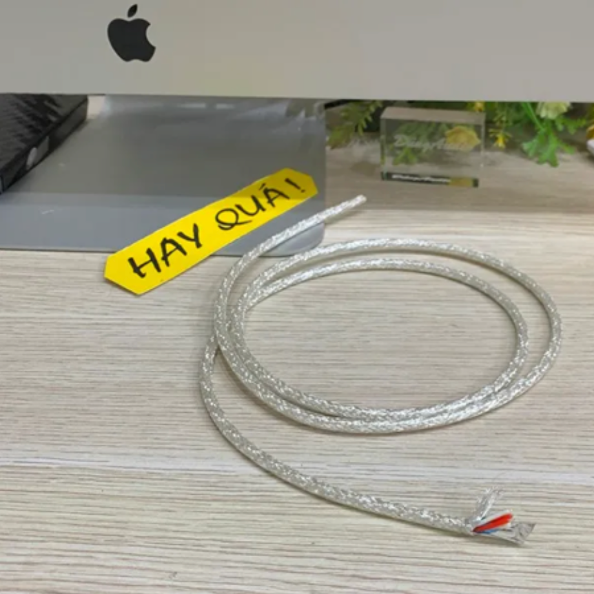 T10-06C​ Dây 4 lõi - Dây đồng mạ bạc - Chế tác tuyệt vời cho dây tín hiệu data (USB)