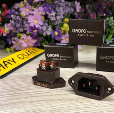  T14-12A Jack nguồn Gaofei Inlet Male Power Plug Socket AC - GF-RED08I - Hết hàng 