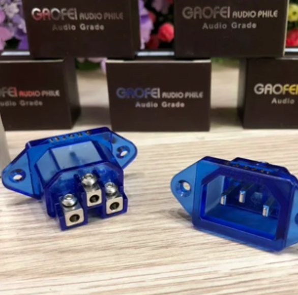 T14-12B​ Đuôi cắm nguồn - Đuôi nguồn Gaofei Inlet Male Power Plug Socket AC GF-RHO08I