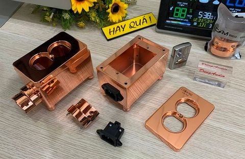  ​T15-10B Vỏ ổ điện rỗng COWKING Đồng khối 