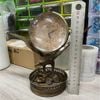 T18 Đồng hồ để bàn trưng bày hình đại bàng chất liệu đồng