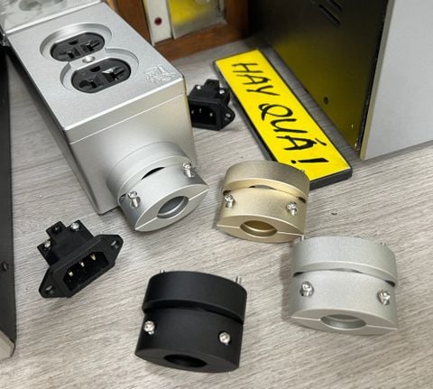  T15-06H Thiết bị chặn dây kẹp dây ổ điện nhôm khối anode Hi-end 