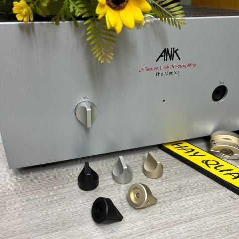  T6-17E​ Núm vặn volume - Núm xoay nhôm nguyên khối CNC - Knobs for amplifiers 