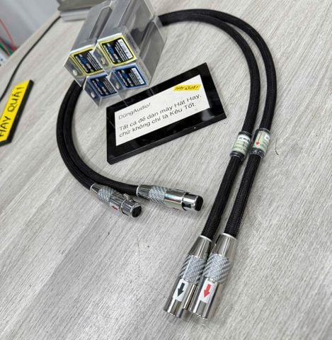  T11-01A2​ Dây tín hiệu Ver IV - Ver VI - Lõi bạc nguyên chất 99.999% Ag - Gia công theo yêu cầu 