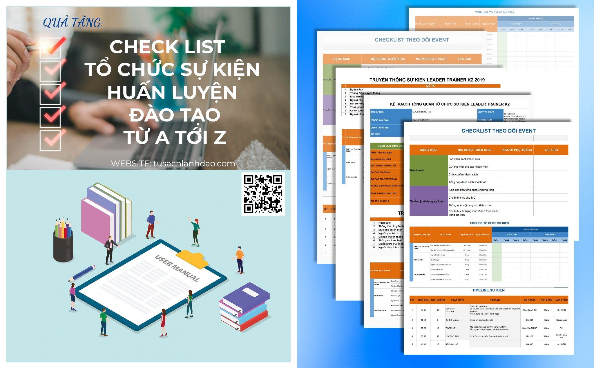  Check-list quy trình tổ chức sự kiện huấn luyện đào tạo 