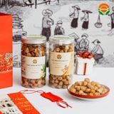  Set quà "Gấp Đôi Yêu Thương" - 02 Hộp Long Nhãn Lồng Hạt Sen 500gr 