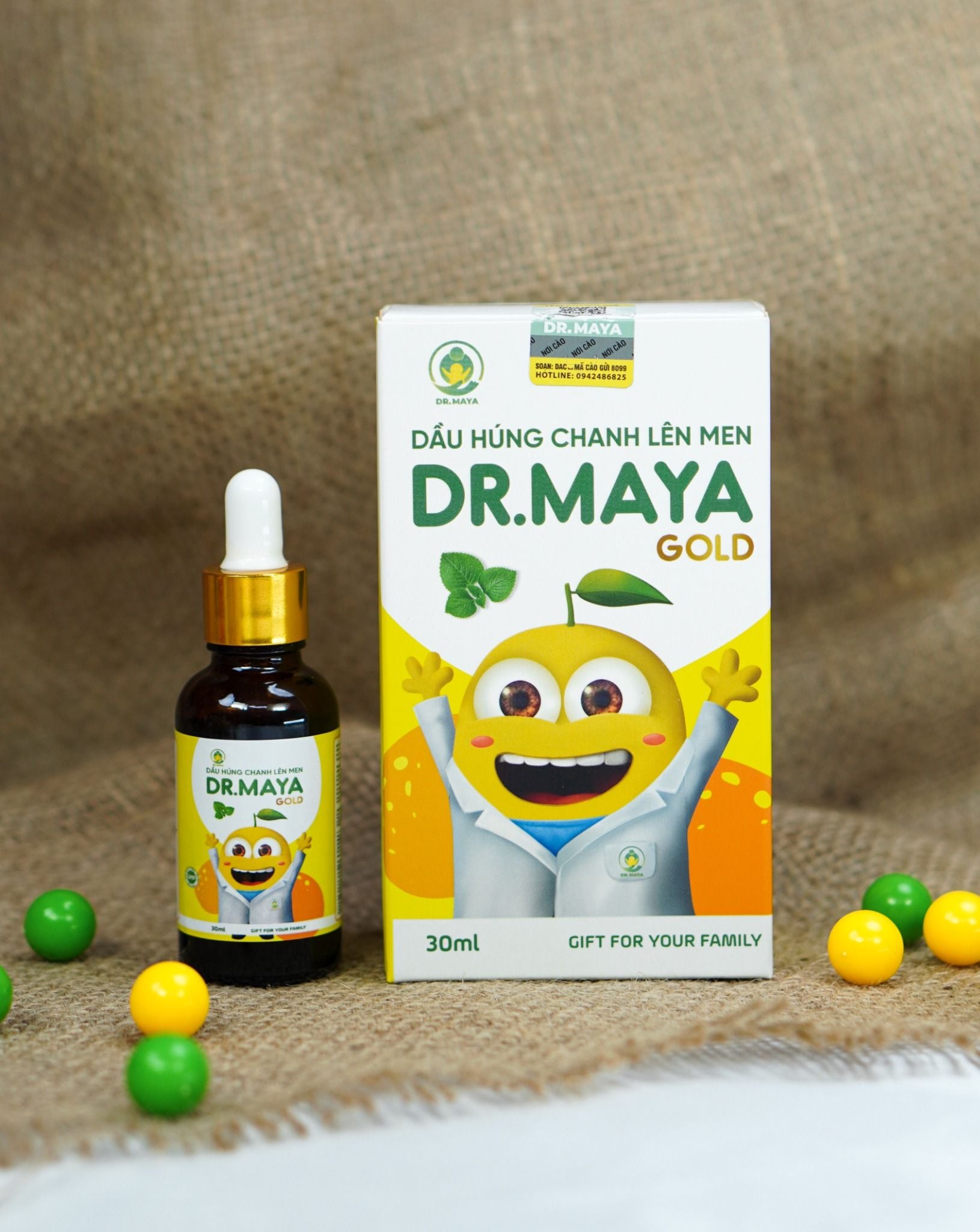  Dầu Húng Chanh Lên Men Dr.Maya Gold 