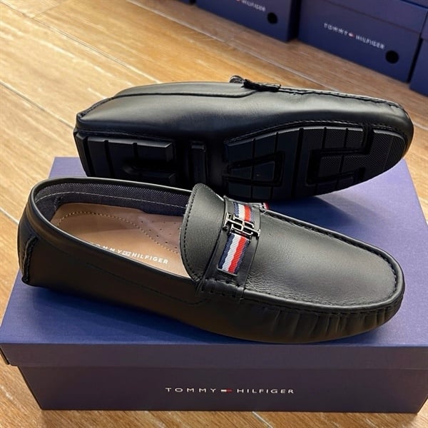 Tommy Hilfiger AD Black Loafers