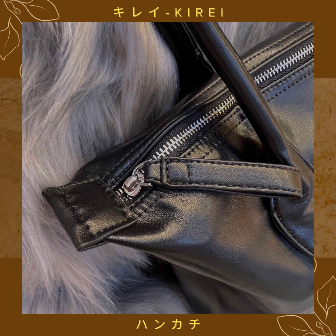 Túi xách Kirei Soft Leather Tote HD Đen