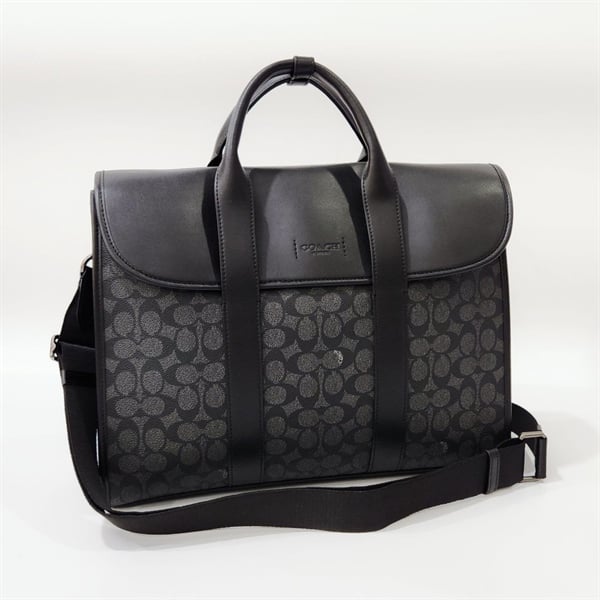 Túi Coach Gotham Portfolio in Signature Leather DS Black