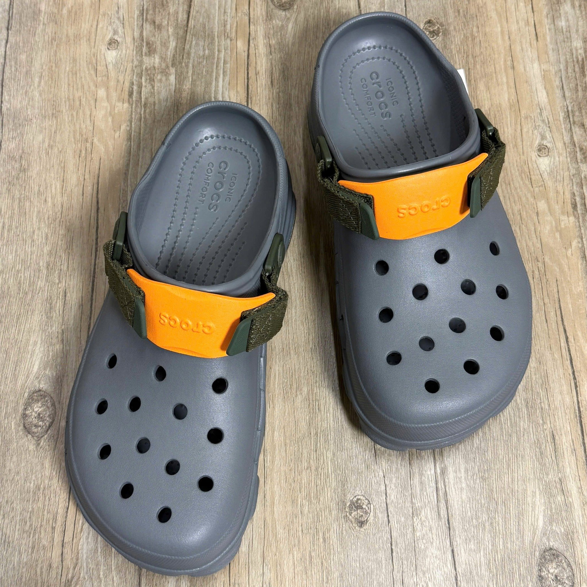 Dép Crocs Classic Terrain Clog HN2 Charcoal Gray