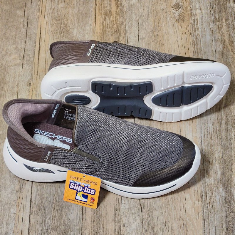 Skechers Slip-Ins 216259 MV Taupe Sports Shoes