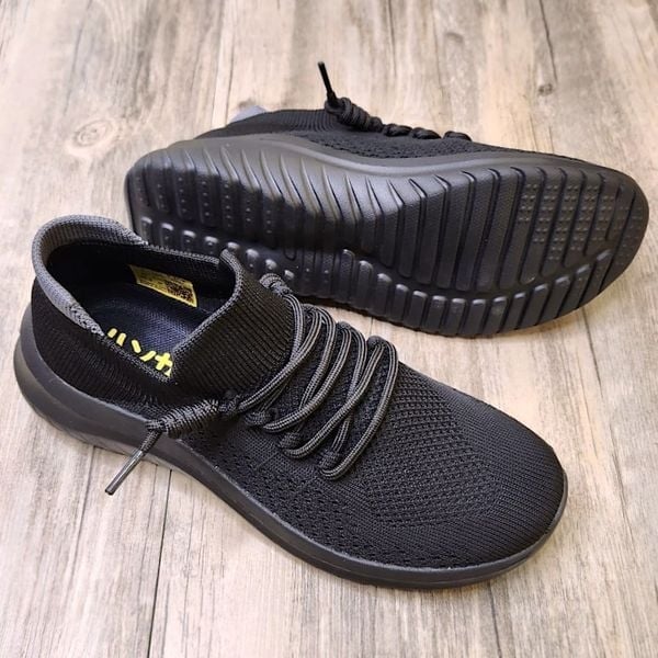 Giày thể thao Nhật Hansamu walk unisex HD Đen