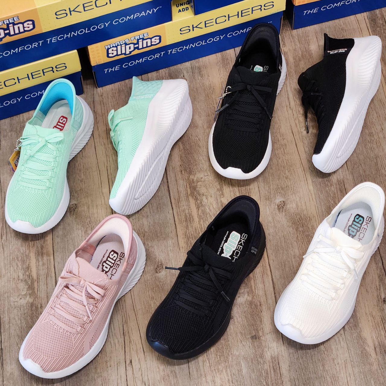 Giày Thể Thao Skechers Slip-ins KN988-7A MV2 Black