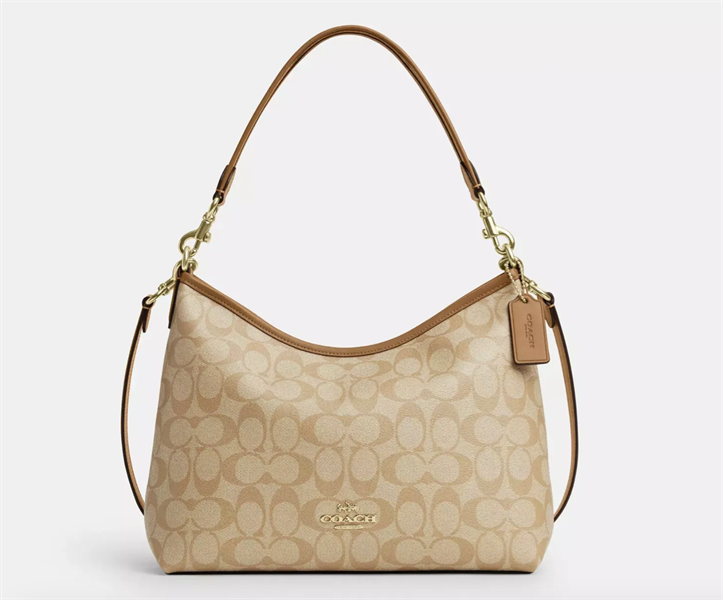 Túi Coach Laurel Shoulder Bag DS L.Brown - 30x24x10cm
