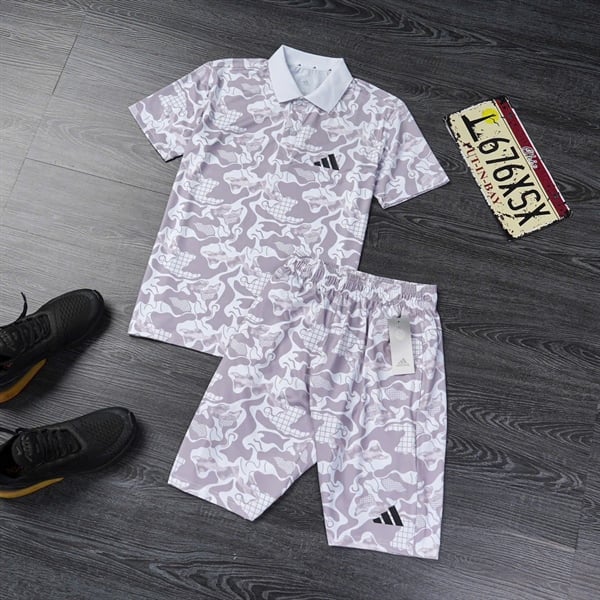 Adidas Camo PA White Sports Set
