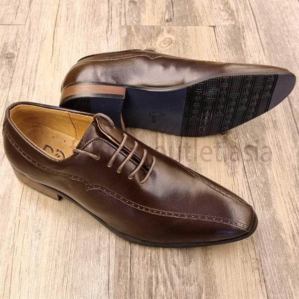 Oxford Shoes - FUJITA Vertical Lacing DP SG Brown