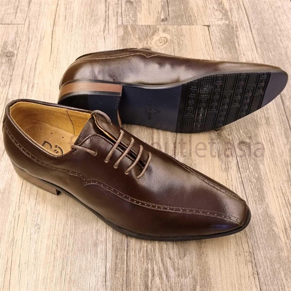 Oxford Shoes - FUJITA Vertical Lacing DP SG Brown