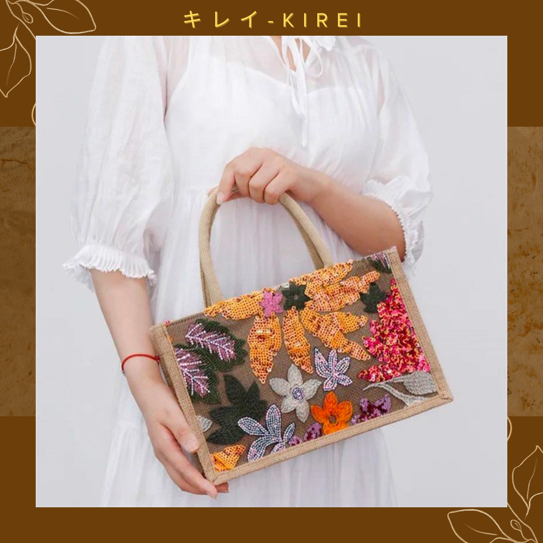  Túi xách Eco Fashion Tote 02 HD Vàng 