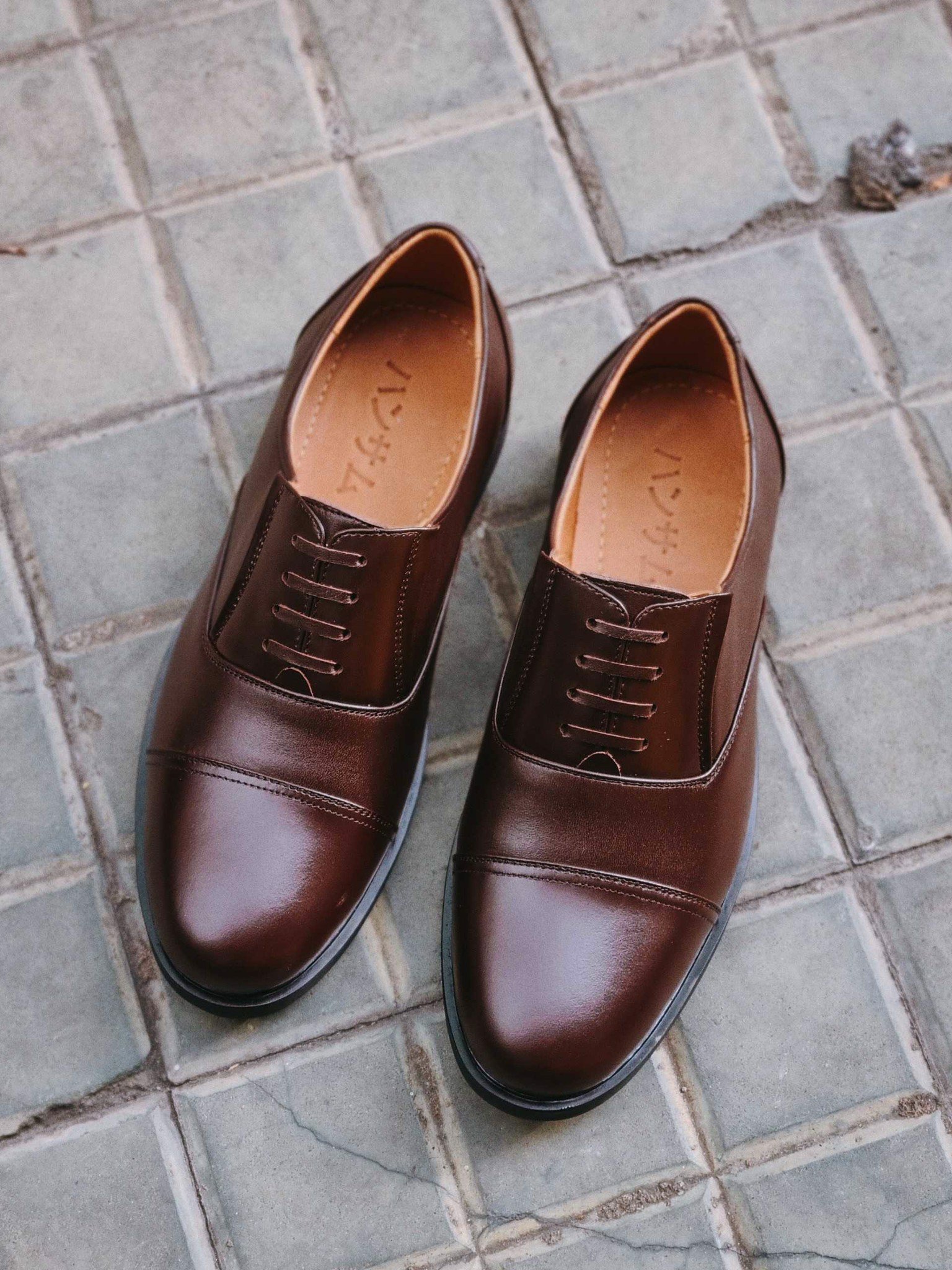 Hansamu leather loafer KT Brown 9