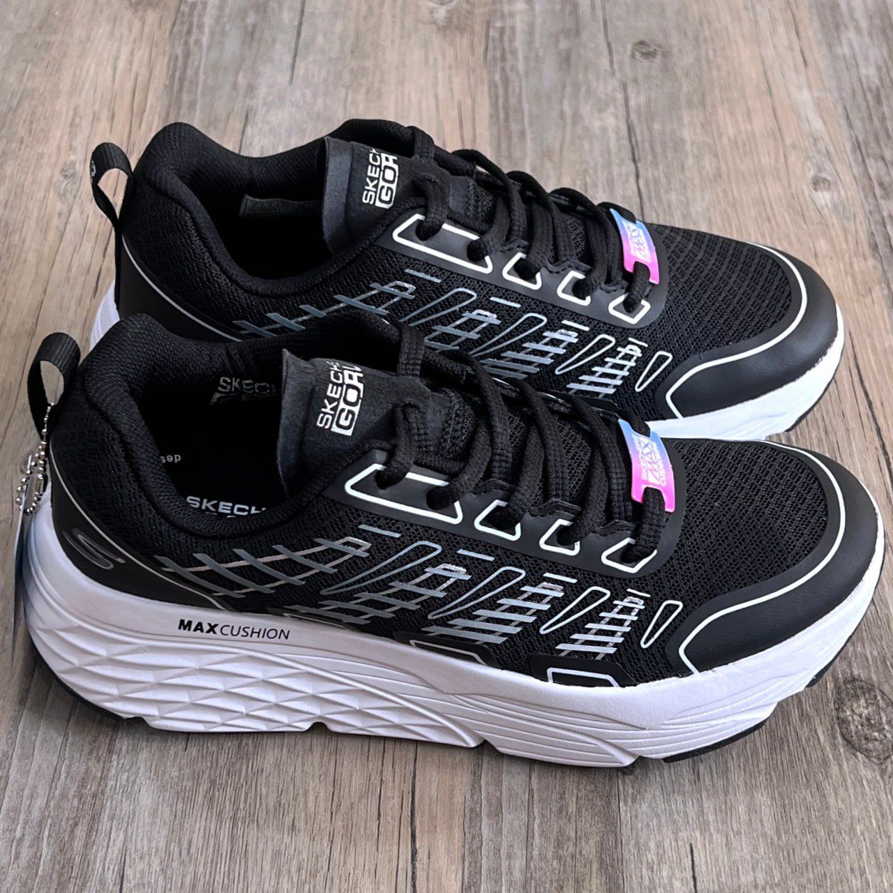 Skechers Max Cushioning DD Black Sports Shoes
