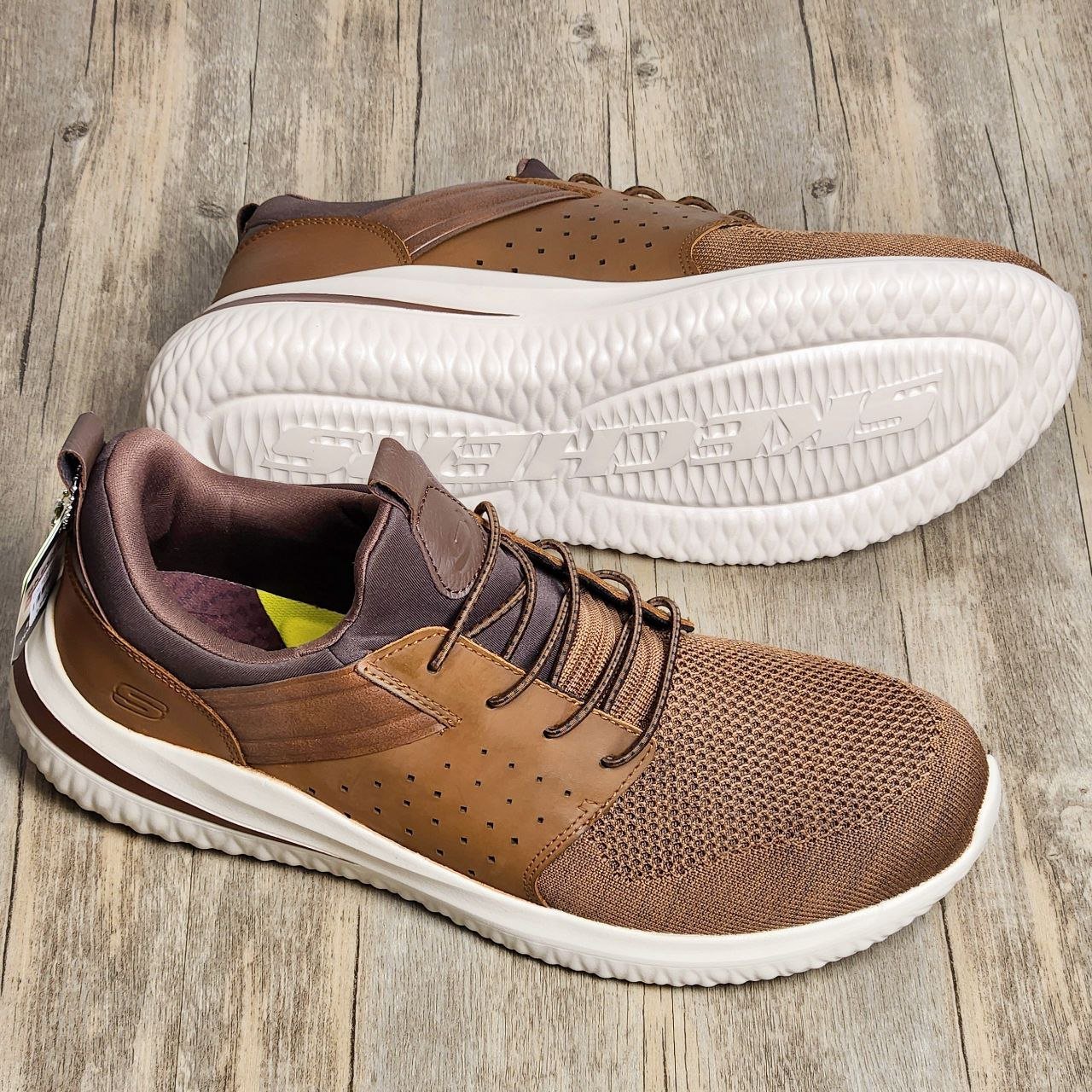 Skechers Delson 3.0 Cicada BS Brown Sneakers