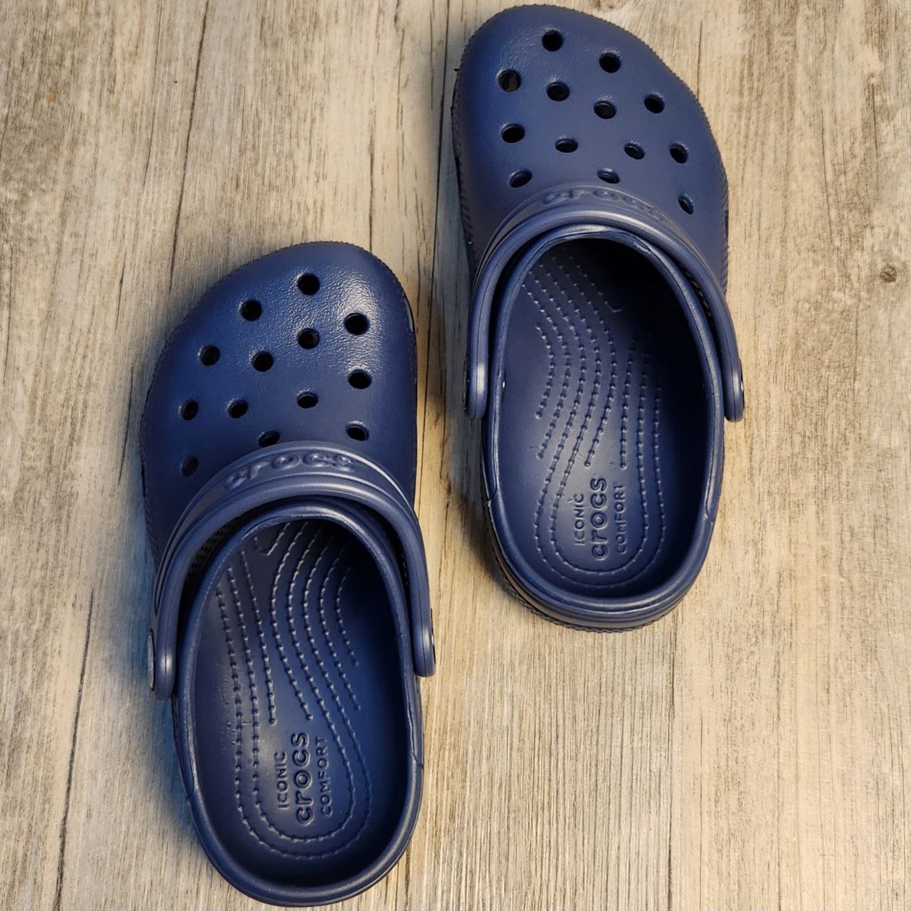 Dép Crocs Kid Classic Clog HN Navy