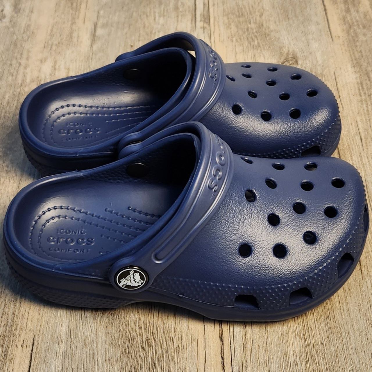 Dép Crocs Kid Classic Clog HN Navy