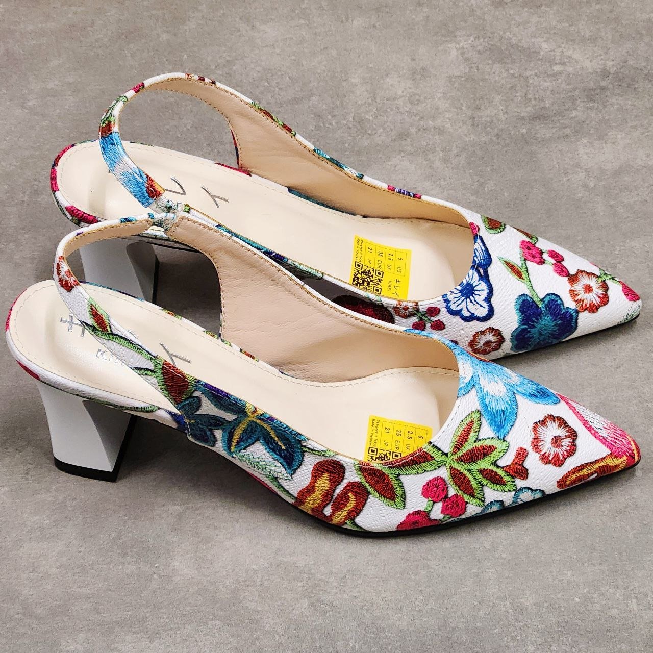 Giày Sandal Kirei 3D FEP 7P 02 CP Hồng/Trắng