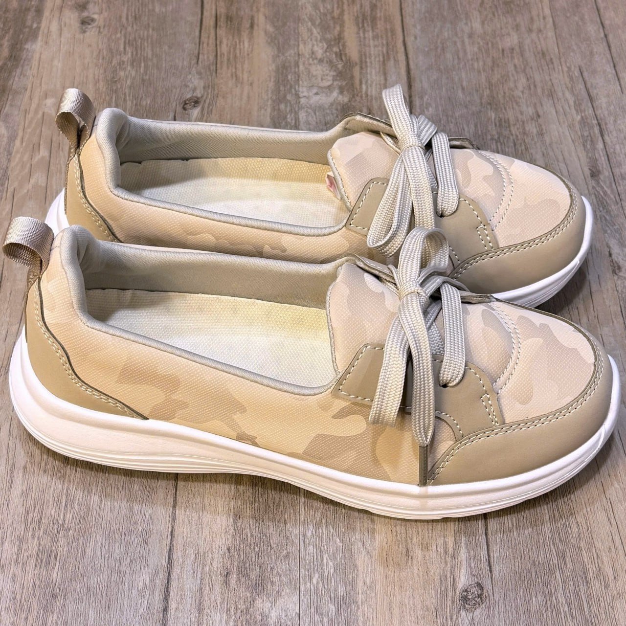 Giày Kirei Breathable Walk on Camo BG Cream