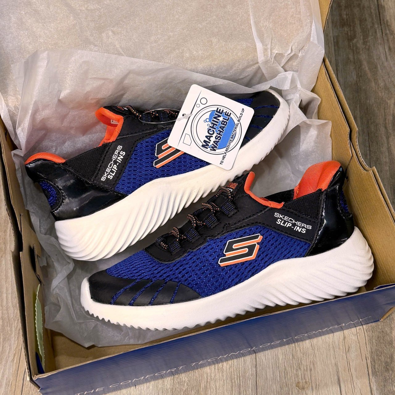 Giày Skechers Bounder MV Royal/Black