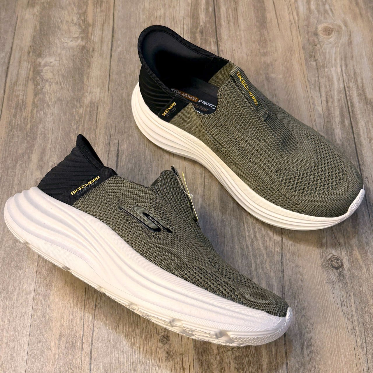 Skechers Slip-ins 901/BKW HN2 W/Green