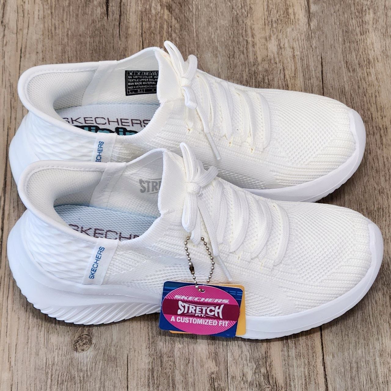 Skechers Slip-ins KN988-7A MV2 White Sports Shoes