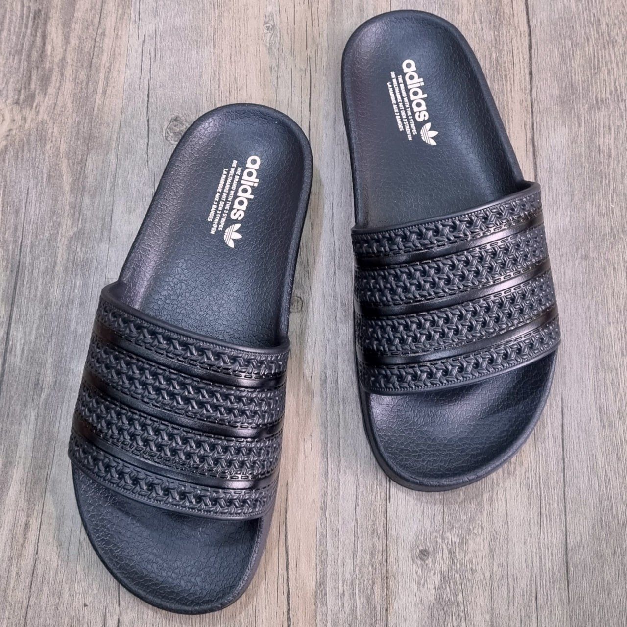  Dép Adidas Adilette Aqua Sandal PA Black 