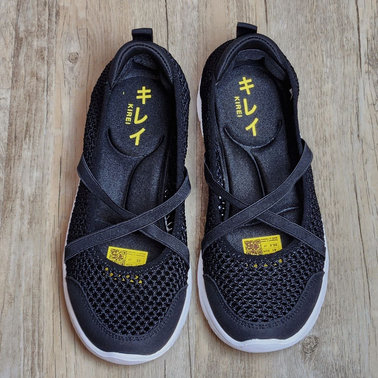 Giày Nhật Kirei breathable walk straps V2 HD Đen