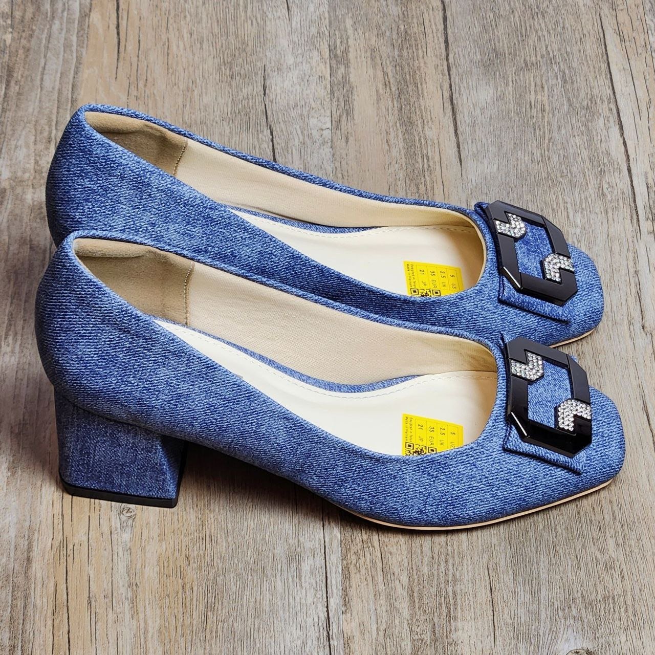 Giày Kirei cao gót 3D-Print 4P CP Jeans