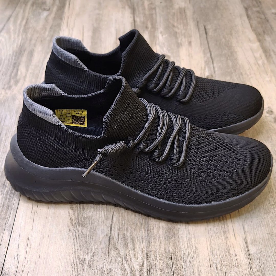 Japanese sports shoes Hansamu walk unisex CN Black 6